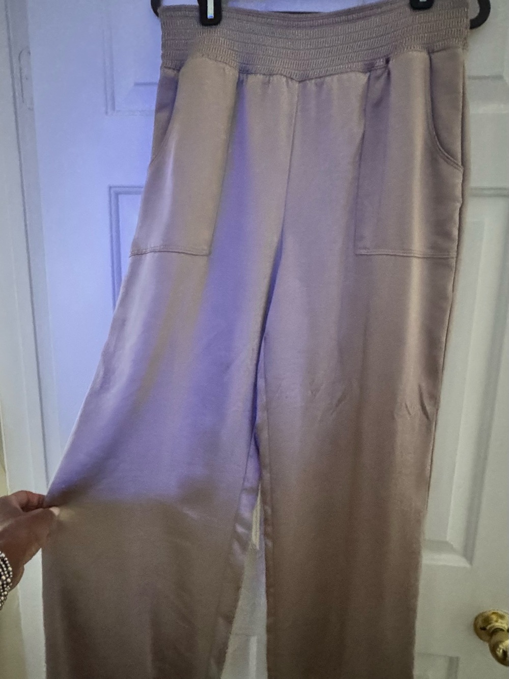 Simply Vera Vera Wang Wide-Leg Lounge Pants in Taupe
